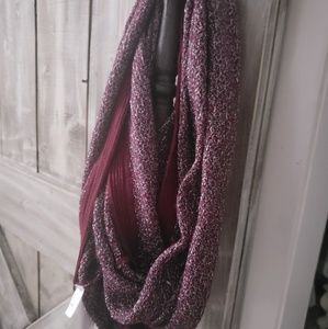 LOFT maroon Infinity Scarf